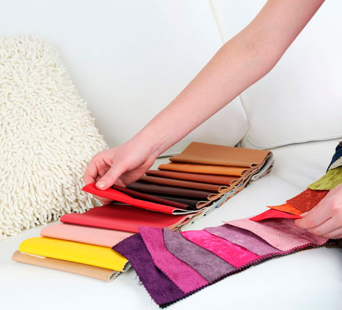 огромный выбор ткани для перетяжки диванов